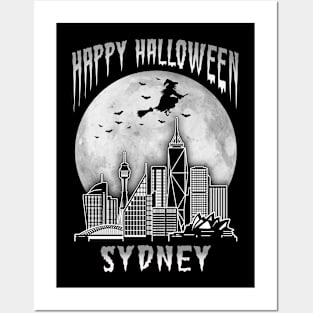 Happy Halloween Sydney Australia Posters and Art